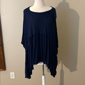Navy Blue Women's Top